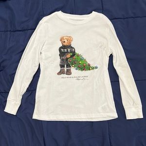 Christmas Polo Bear Long sleeve shirt